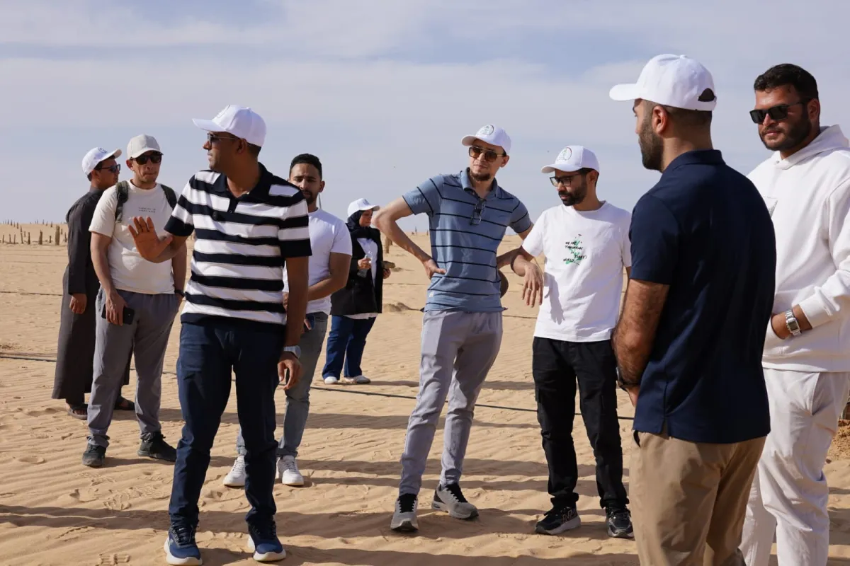 جولة المستثمرين في أرض المشروع الجديدة